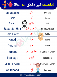 Personality Adjectives in Hindi and Urdu