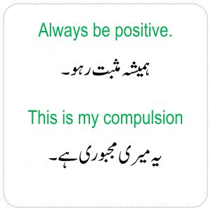 English To Urdu Sentences Set 1 