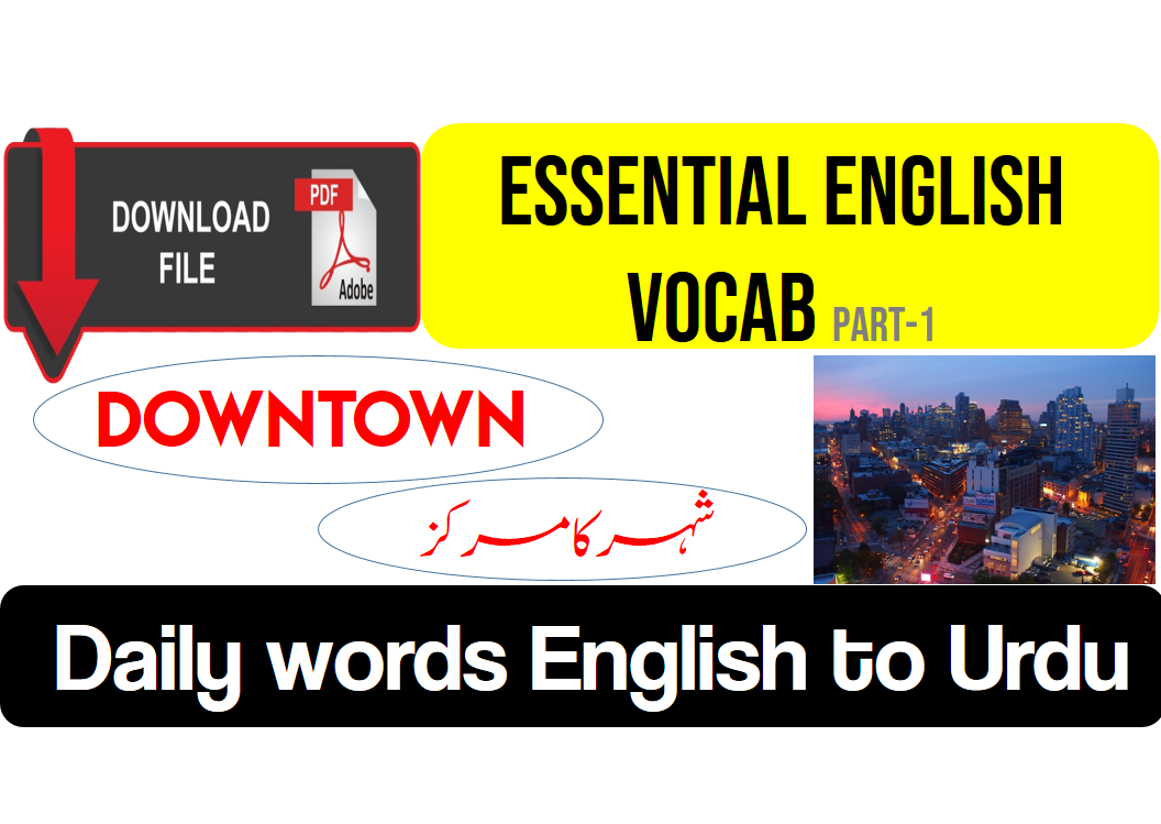 English Vocabulary Words With Urdu Meaning PDF, PDF, Mac Os