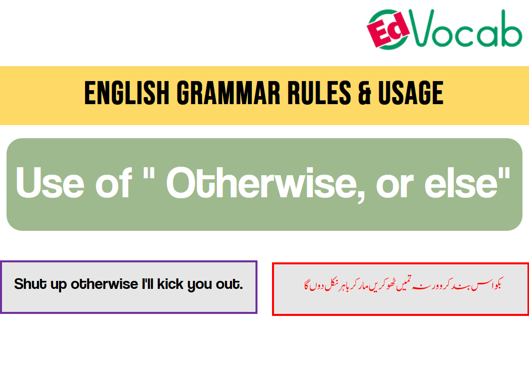 Grammar usage. Otherwise грамматика. Else употребление в английском. Grammar Rules. Конструкция else в английском.
