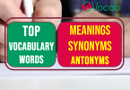 Vocabulary words with meaning English Urdu and Usage Sentence with Picture and PDF 5